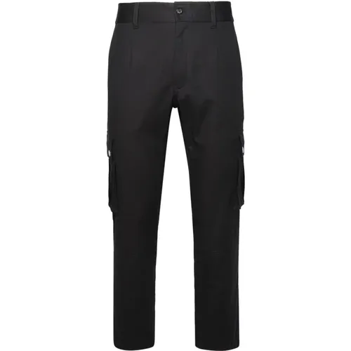 Cotton Cargo Pants , male, Sizes: L - Dolce & Gabbana - Modalova