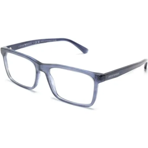 Blaue Optische Brille, vielseitig und stilvoll - Emporio Armani - Modalova