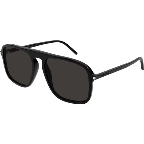 SL 590 001 Sonnenbrille , unisex, Größe: 57 MM - Saint Laurent - Modalova