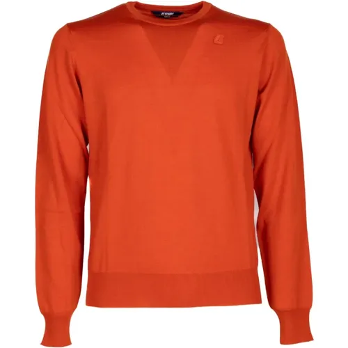 Sebastien Merino Pumpkin Sweater , male, Sizes: 2XL, 3XL, M - K-way - Modalova