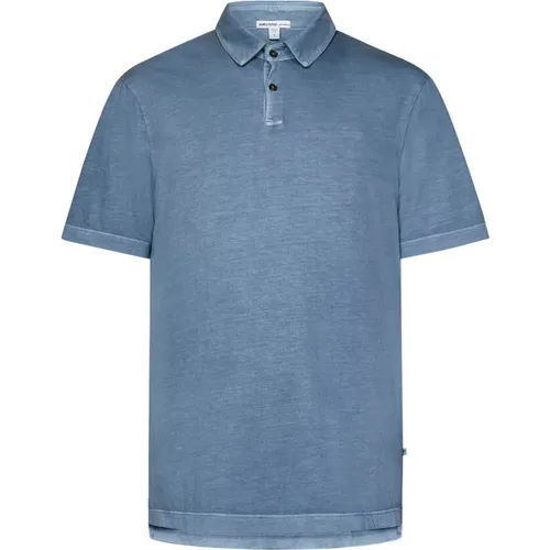 Sky Polo Men's Clothing , male, Sizes: M, L - James Perse - Modalova