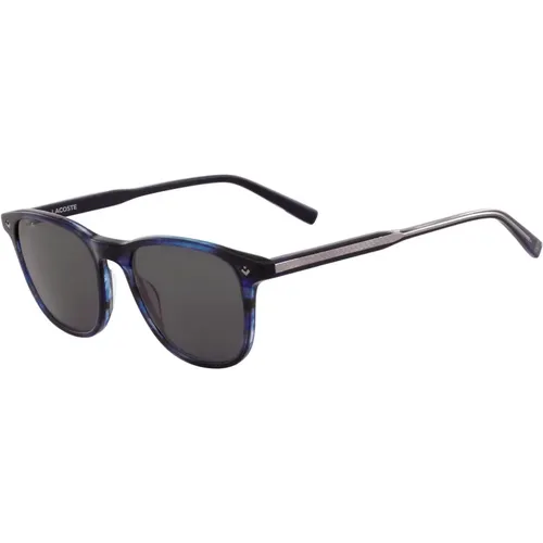 Stylish Sunglasses in Blue and Grey , male, Sizes: 51 MM - Lacoste - Modalova