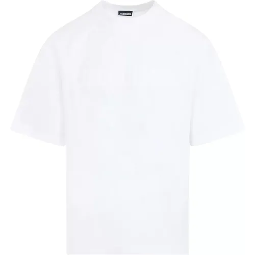 Weiße Typo T-shirt Jacquemus - Jacquemus - Modalova