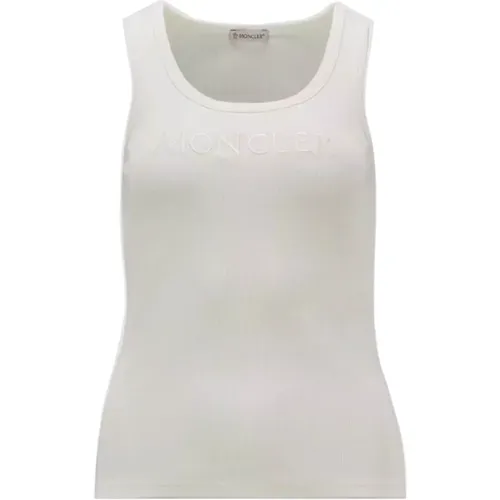 Sleeveless Tank Top , female, Sizes: XS, S, L, M - Moncler - Modalova