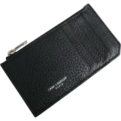 Pre-owned Leather wallets , female, Sizes: ONE SIZE - Yves Saint Laurent Vintage - Modalova