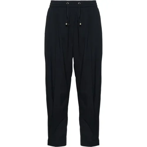 Cropped Trousers Pantalone 9300 , female, Sizes: M, XS, S, 2XS - Herno - Modalova