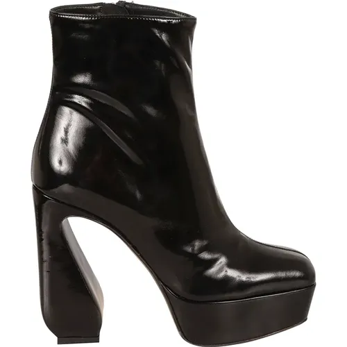 Schwarze Stiefel - Stilvolles Modell , Damen, Größe: 37 EU - Sergio Rossi - Modalova