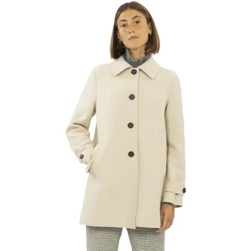 Wool Folded Coat , female, Sizes: XS - Harris Wharf London - Modalova