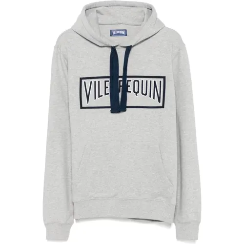 Grey Cotton Hoodie Sweater , male, Sizes: M, XL, L - Vilebrequin - Modalova