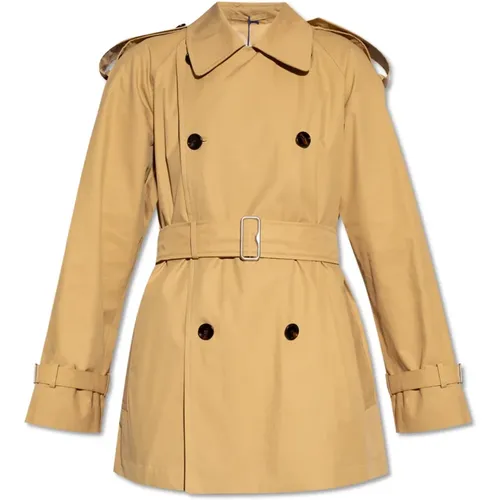 Cotton trench coat , female, Sizes: S, 3XS, 2XS, XS - Burberry - Modalova