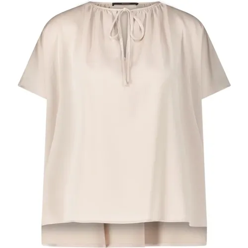 Satin-Crêpe Blouse Shirt , female, Sizes: 3XL, S, XL, L, M, 2XL, XS - Windsor - Modalova
