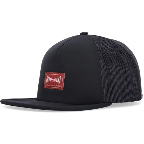 Schwarze Trucker Cap mit Flachem Schirm - Etnies - Modalova