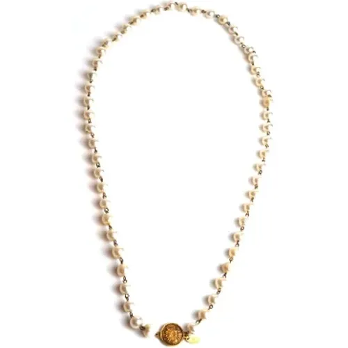 Pre-owned Metal necklaces , female, Sizes: ONE SIZE - Chanel Vintage - Modalova