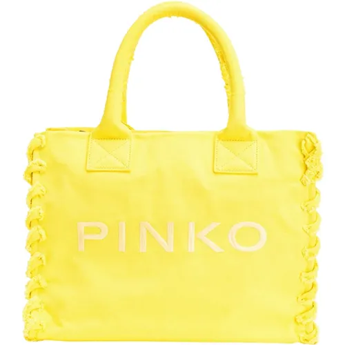 Beach Shopping Bag Art. 100782A1Wq , female, Sizes: ONE SIZE - pinko - Modalova