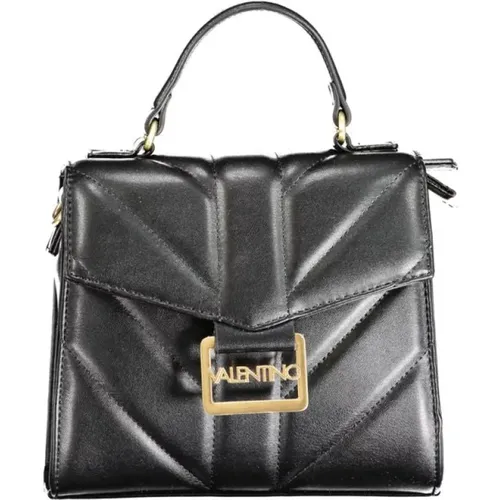 Schwarze Polyethylen-Handtasche mit Kettenriemen - Valentino by Mario Valentino - Modalova