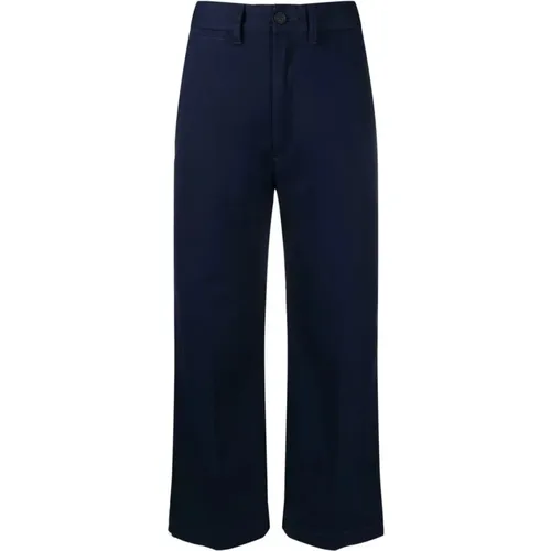 Wide Leg Chino Pants , female, Sizes: S - Polo Ralph Lauren - Modalova