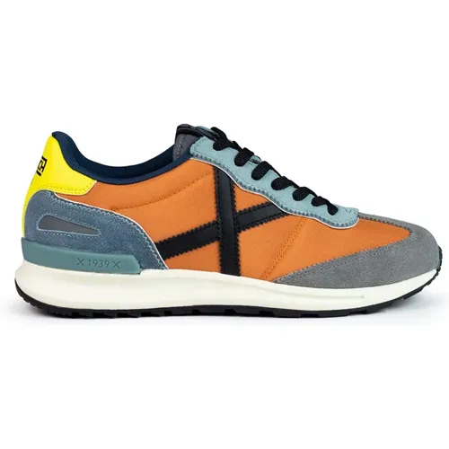 Retro Dynamo Sneaker Orange , Herren, Größe: 44 EU - Munich - Modalova