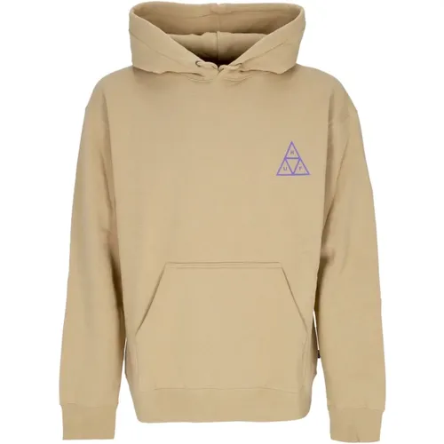 Triple Triangle Hoodie Oatmeal , Herren, Größe: M - HUF - Modalova