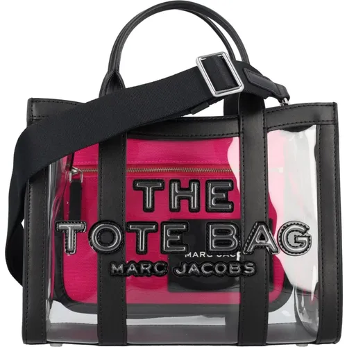 Klare Kleine Tote Tasche Schwarz , Damen, Größe: ONE Size - Marc Jacobs - Modalova