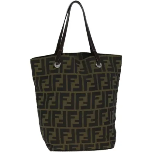 Pre-owned Canvas handbags , female, Sizes: ONE SIZE - Fendi Vintage - Modalova