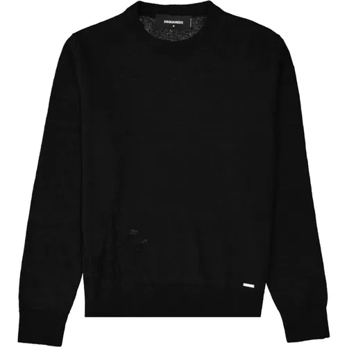 Ripped Effect Sweater , male, Sizes: M - Dsquared2 - Modalova