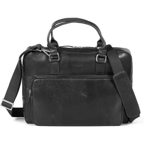 Laptop Bag Leopold , male, Sizes: ONE SIZE - Howard London - Modalova