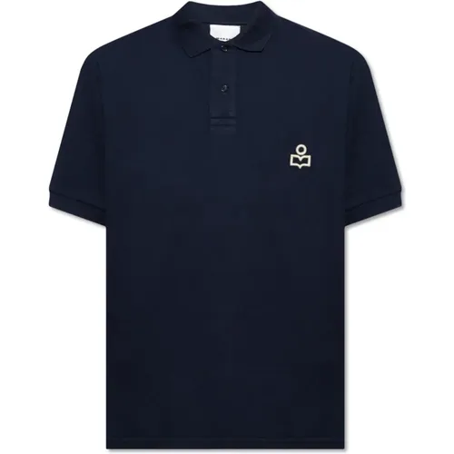 ‘Afko’ polo shirt with logo , male, Sizes: S, XL, M, L - Isabel marant - Modalova