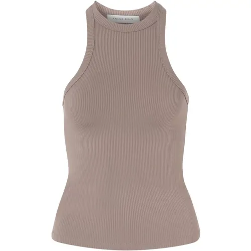 Eisen Tank Top Braun , Damen, Größe: XS - Anine Bing - Modalova