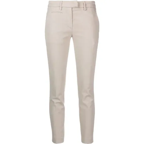 Slim Fit Trousers , female, Sizes: W30, W27 - Dondup - Modalova