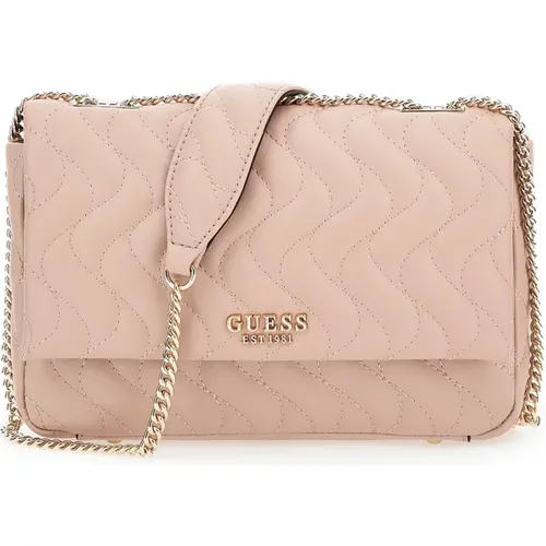 Quilted Crossbody Bag in Rose , female, Sizes: ONE SIZE - Guess - Modalova