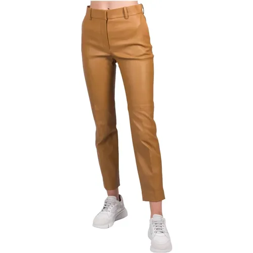 Jf005237 Coleman-Leather Stretch Hose trousers , female, Sizes: L - joseph - Modalova