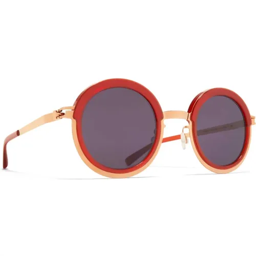 Champagne Gold Sunglasses Phillys , unisex, Sizes: 47 MM - Mykita - Modalova