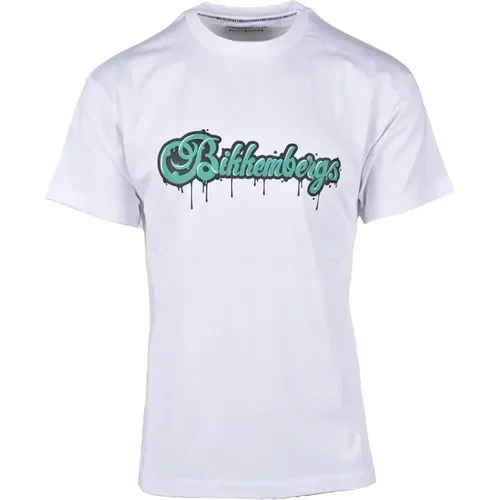 T-Shirts , male, Sizes: S, L, M, XL - Bikkembergs - Modalova