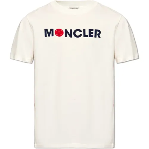 T-Shirt mit Logo , Herren, Größe: 2XL - Moncler - Modalova