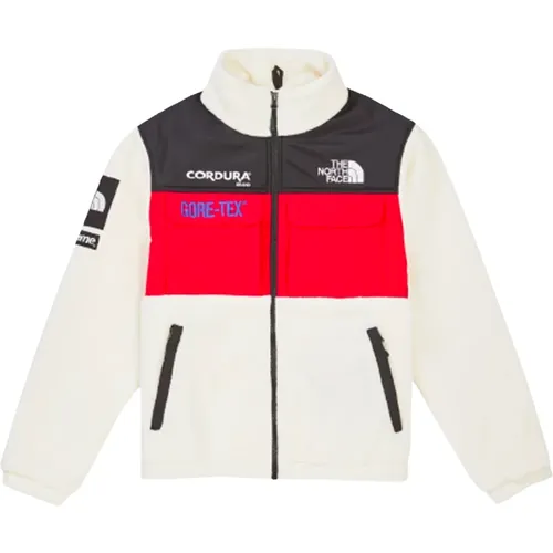 Limited Edition Fleece Jacket White , male, Sizes: S, L, XL, M - Supreme - Modalova