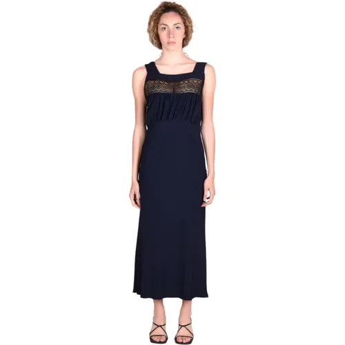 Silk Midi Dress , female, Sizes: S, M, L - Seafarer - Modalova