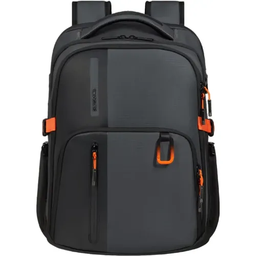 Graphite/Apricot Backpack with USB Port , unisex, Sizes: ONE SIZE - Samsonite - Modalova