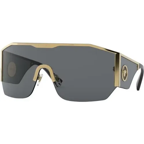 Luxurious Gold Sunglasses , unisex, Sizes: 41 MM - Versace - Modalova