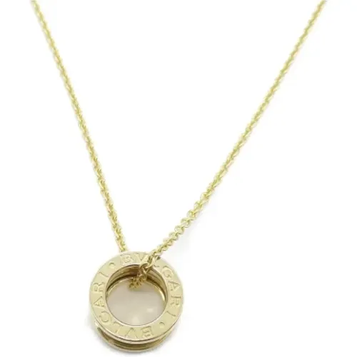 Pre-owned Gold necklaces , female, Sizes: ONE SIZE - Bvlgari Vintage - Modalova