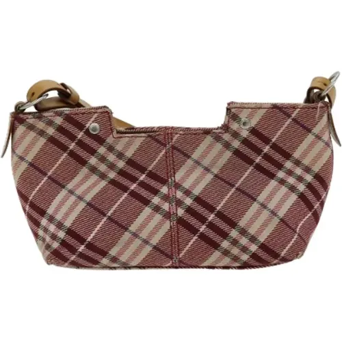 Pre-owned Canvas shoulder-bags , female, Sizes: ONE SIZE - Burberry Vintage - Modalova