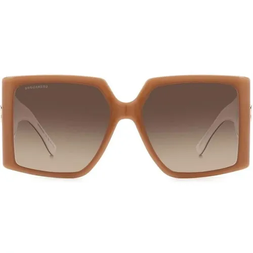 Unique Design Sunglasses with D2 Logo , female, Sizes: 56 MM - Dsquared2 - Modalova