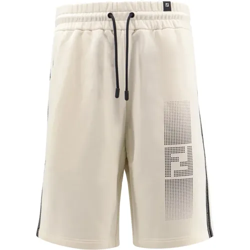 Elastic Waistband Shorts Ss24 , male, Sizes: XL - Fendi - Modalova