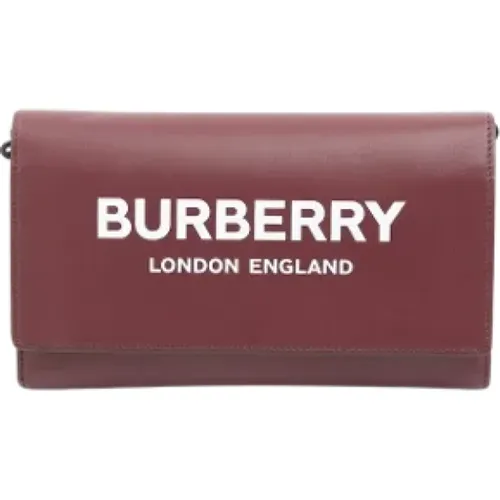 Pre-owned Leather wallets , female, Sizes: ONE SIZE - Burberry Vintage - Modalova