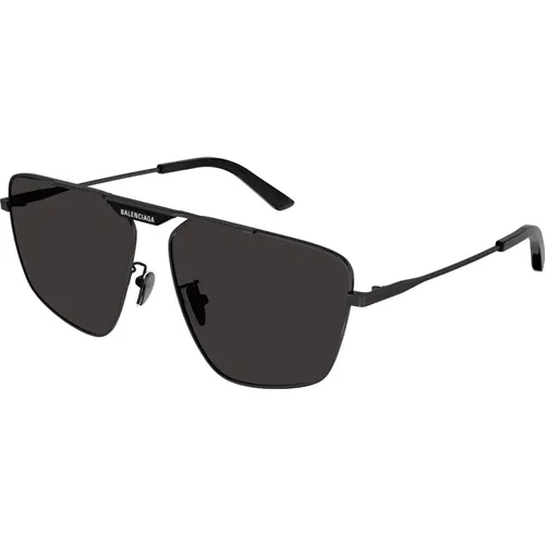Grey Sunglasses,Schwarze/Hellgraue Sonnenbrille - Balenciaga - Modalova