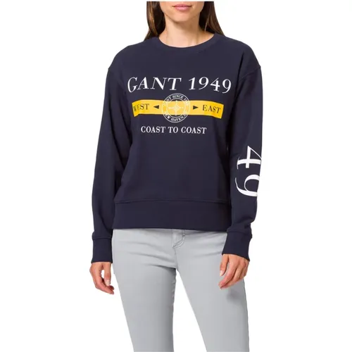 Nautic C-Neck Sweat Pullover Gant - Gant - Modalova