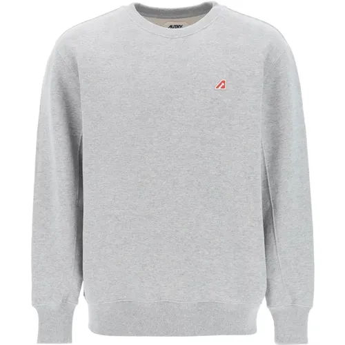 Sweatshirt mit Logo-Patch , Herren, Größe: S - Autry - Modalova