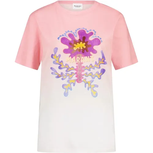 T-Shirt mit Print , Damen, Größe: L - Isabel marant - Modalova