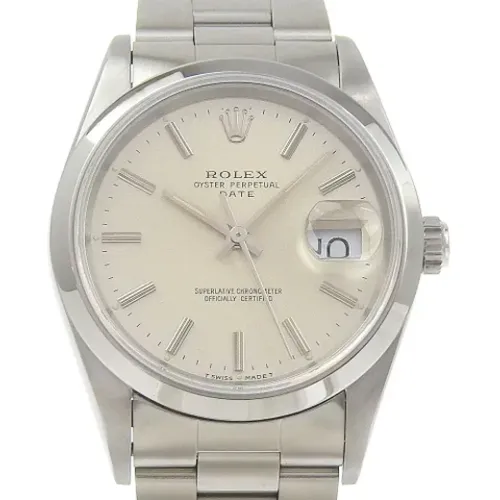 Pre-owned Metal watches , male, Sizes: ONE SIZE - Rolex Vintage - Modalova