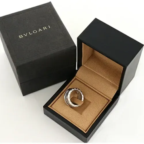 Pre-owned White Gold rings , female, Sizes: ONE SIZE - Bvlgari Vintage - Modalova