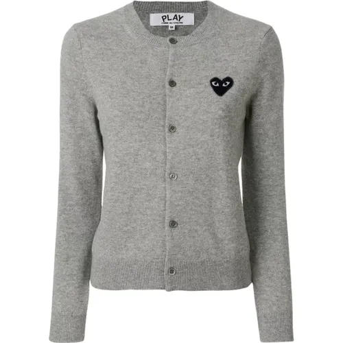 Wollherz Cardigan , Damen, Größe: M - Comme des Garçons Play - Modalova